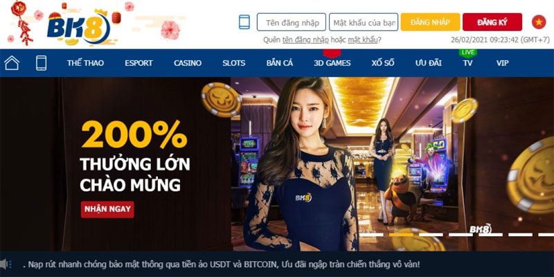 Casino BK8 có những gói khuyến mãi nào đang áp dụng?