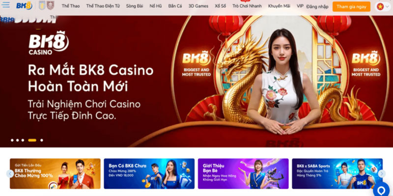 Tại sao Casino BK8 lại là sòng bạc lớn nhất tại Việt Nam?